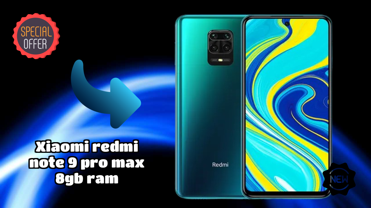 Xiaomi Redmi Note 9 Pro Max 8GB RAM at ₹13,899 - Complete Specifications